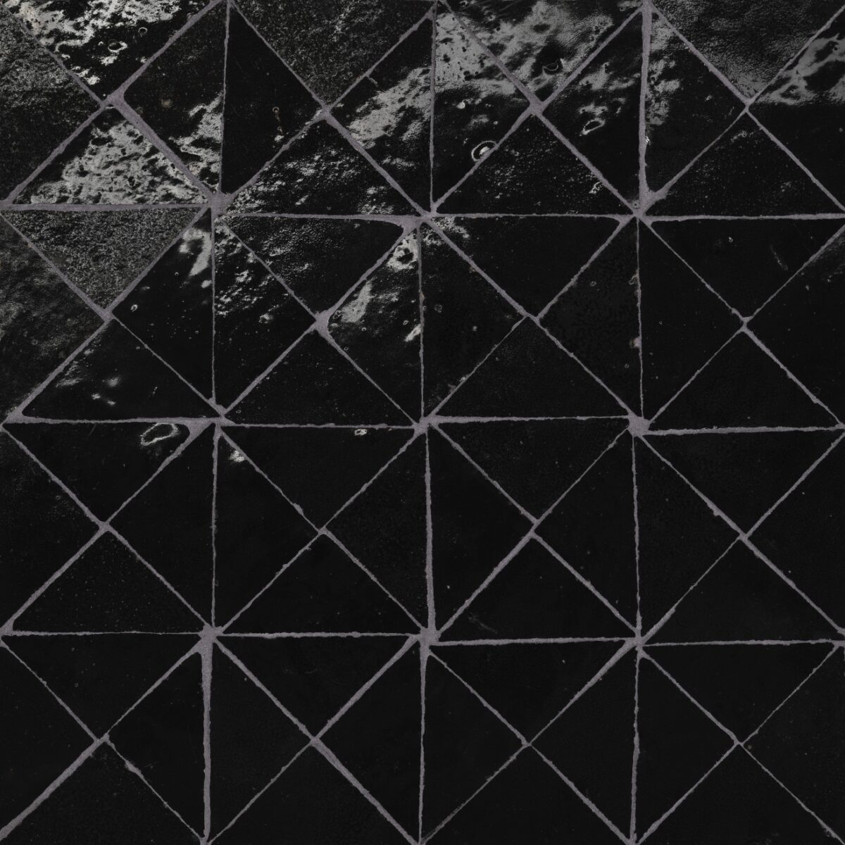 Zagora Triangle Mosaic Nero Gloss