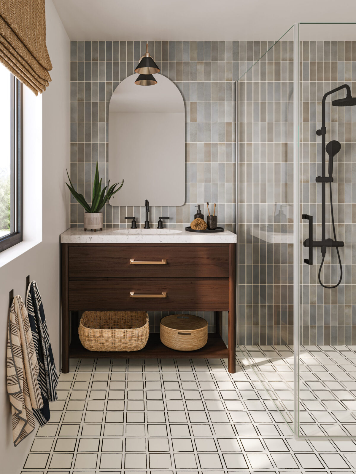 Celine 2x6 Field Tile Blue Matte - Image 2