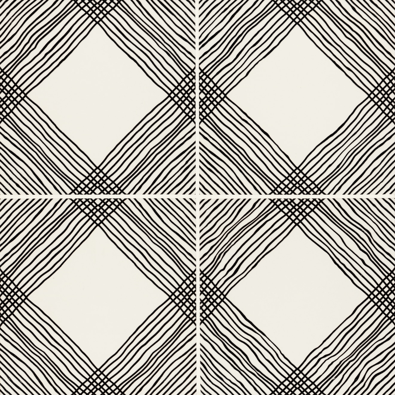 Rothko 9x9 Linear Squares Field Tile Matte