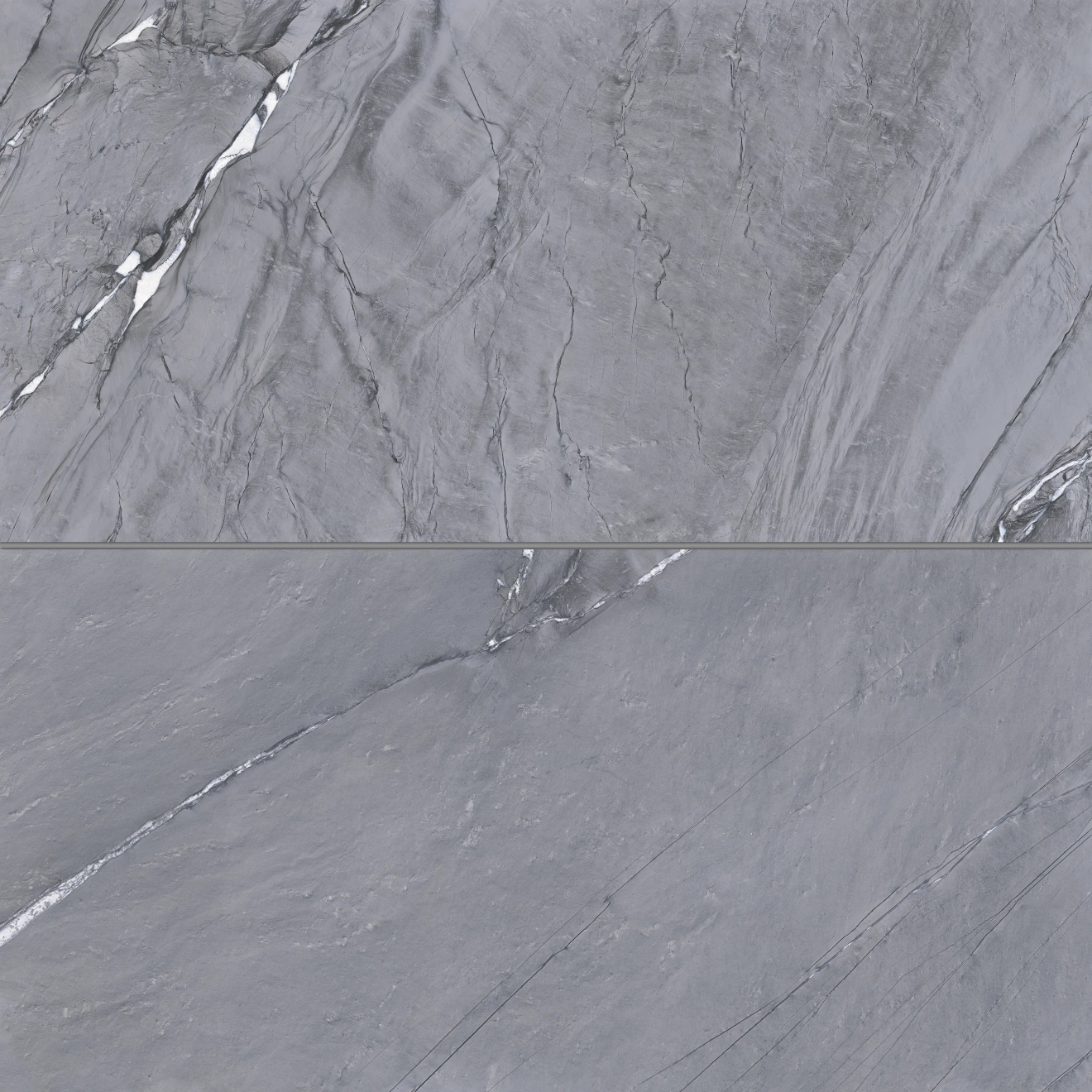 Prati 24" x 48" Honed Porcelain Field Tile in Breccia Grey