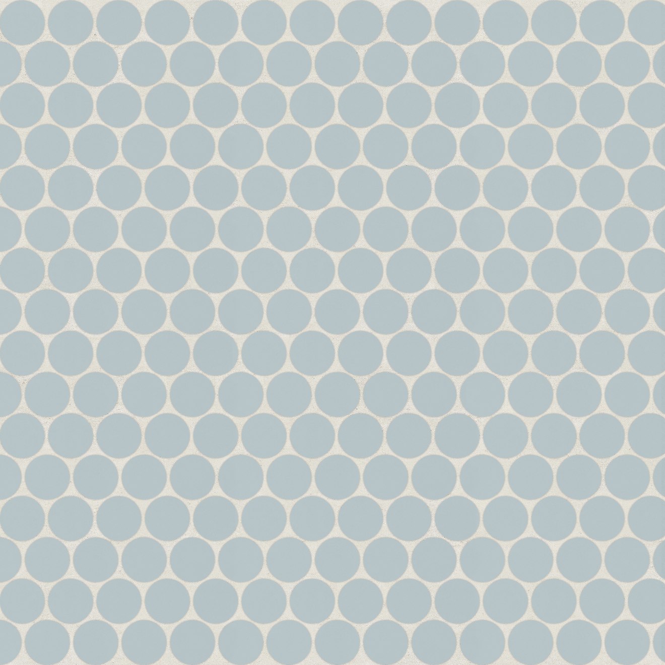 Marin 3/4 inch Penny Mosaic Matte Misty Blue