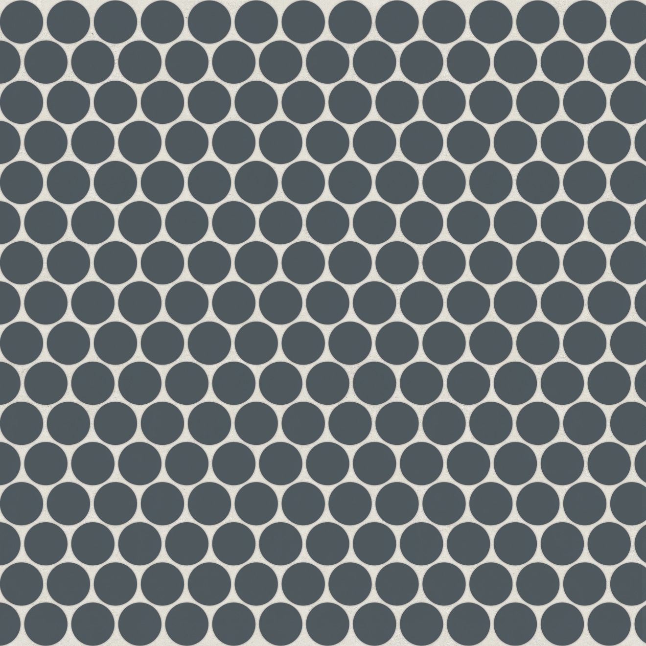 Marin 3/4 inch Penny Mosaic Matte Midnight Tide