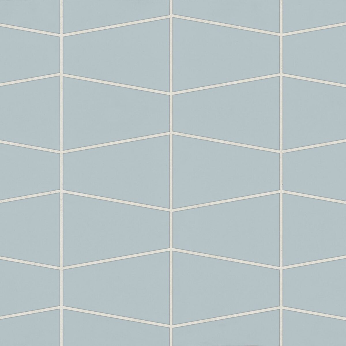 Marin Trapezoid Mosaic Matte Misty Blue