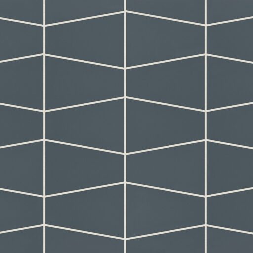 Marin Trapezoid Mosaic Matte Midnight Tide