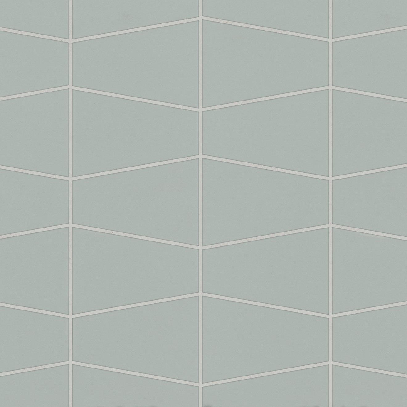 Marin Trapezoid Mosaic Matte Aloe Green
