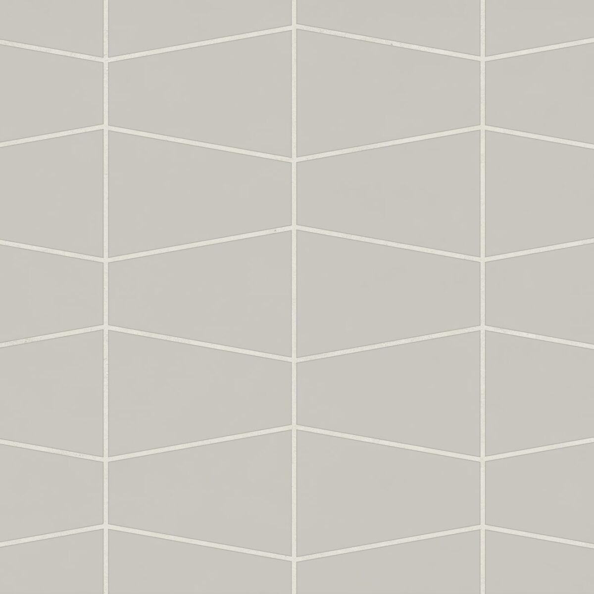 Marin Trapezoid Mosaic Matte Pebble Gray