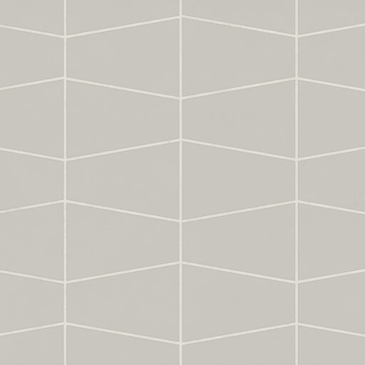 Marin Trapezoid Mosaic Matte Pebble Gray