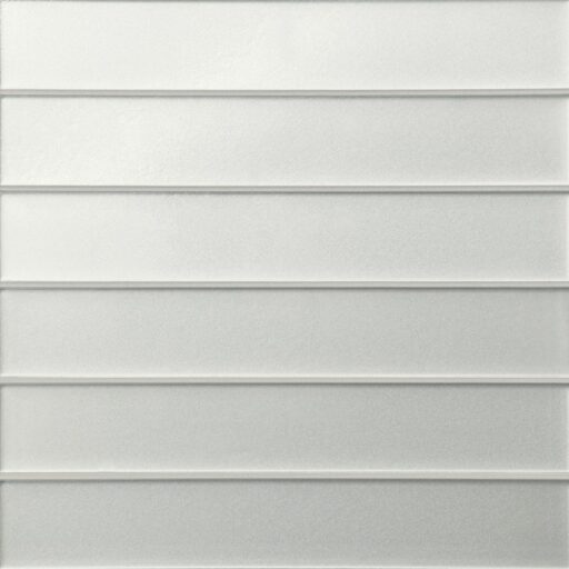 Kaikos 2x12 Glass Field Tile Matte Pearl