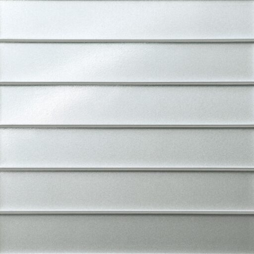 Kaikos 2x12 Glass Field Tile Matte Silver