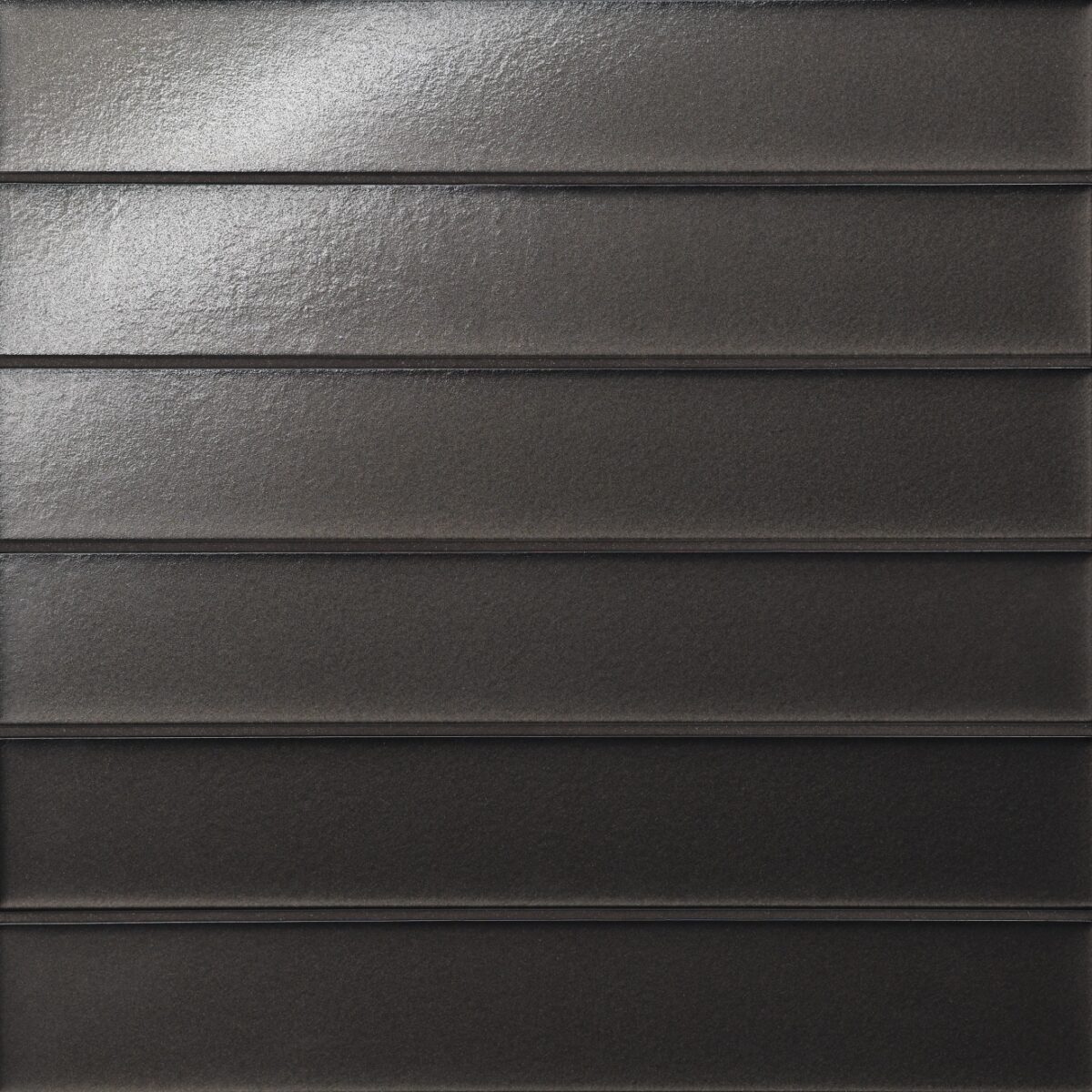 Kaikos 2x12 Glass Field Tile Matte Brown