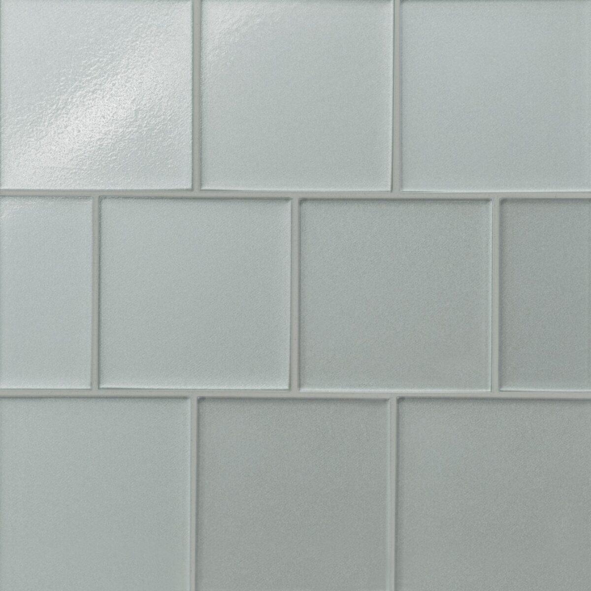 Kaikos 4x4 Glass Field Tile Matte Silver