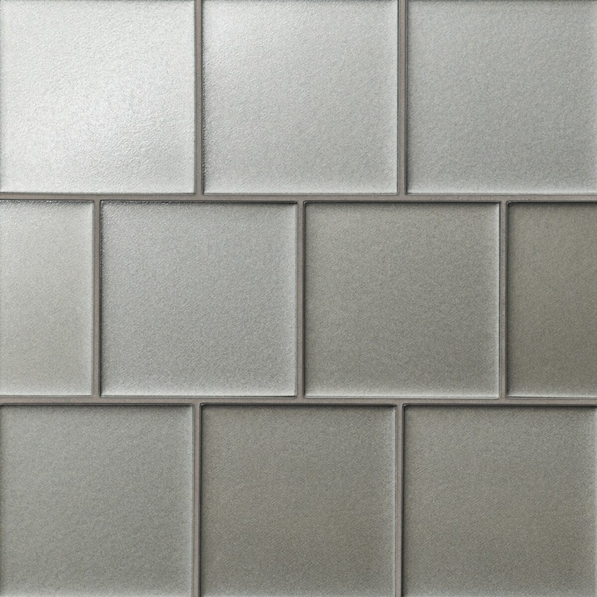 Kaikos 4x4 Glass Field Tile Matte Gray