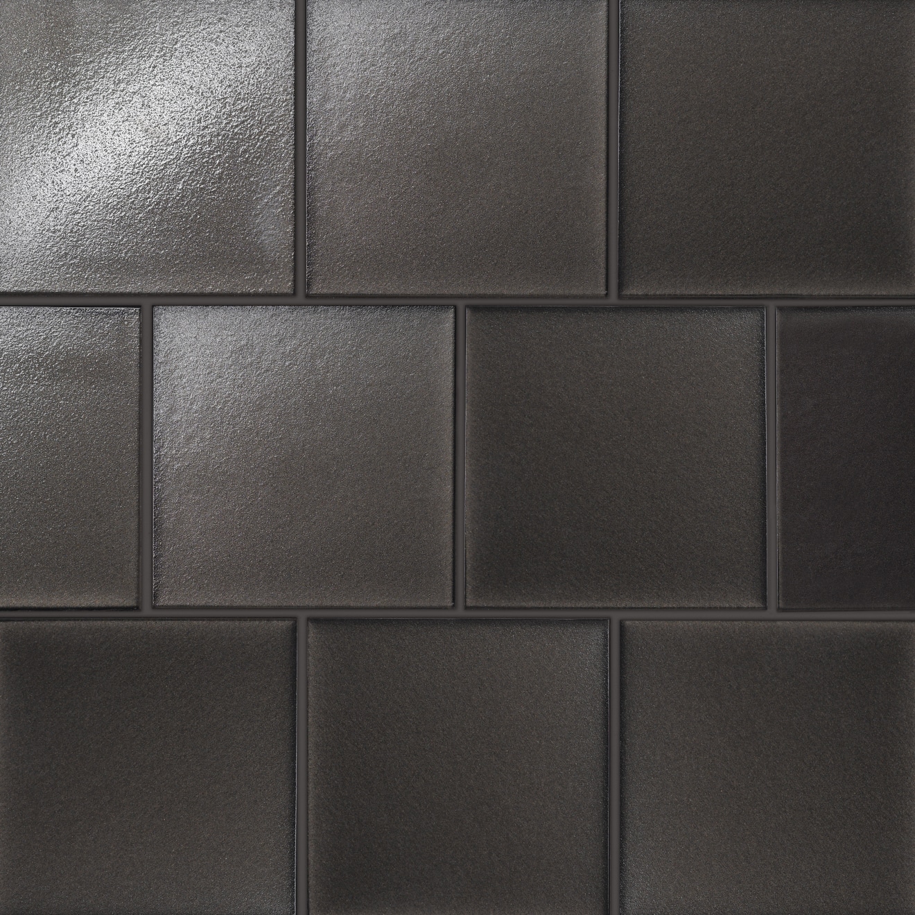 Kaikos 4x4 Glass Field Tile Matte Brown
