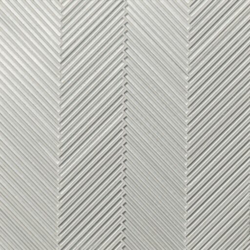 Kaikos Skinny Chevron All Glass Mosaic Pearl Matte