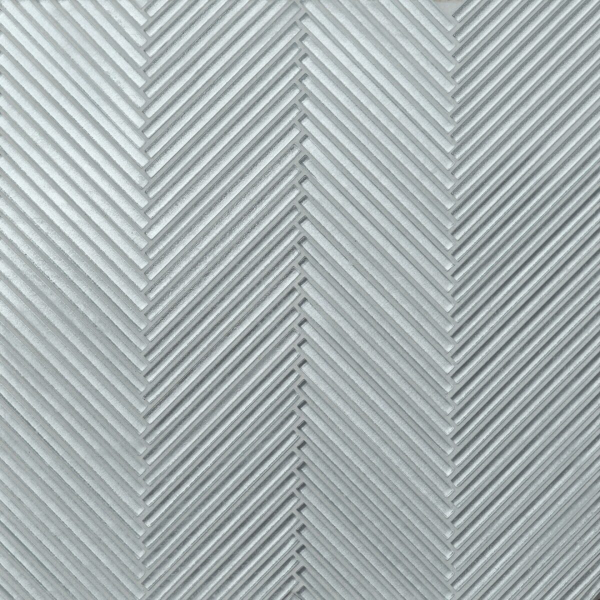 Kaikos Skinny Chevron All Glass Mosaic Blue Matte