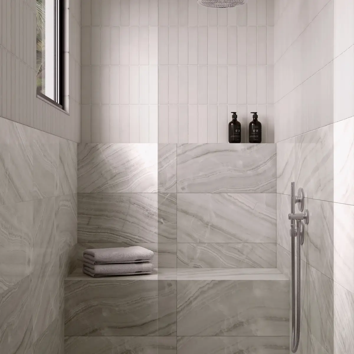 Gemma 12" x 24" Polished Porcelain Field Tile in Beige Onyx - Image 3