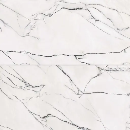 Gemma 24" x 48" Honed Porcelain Field Tile in Bianca
