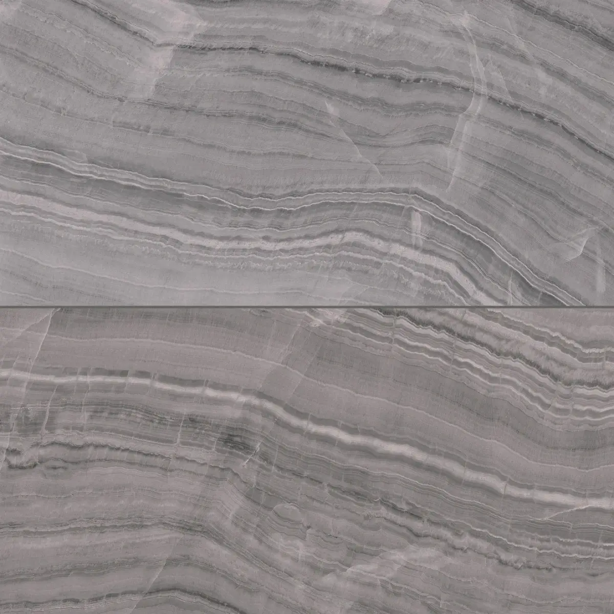 Gemma 24" x 48" Honed Porcelain Field Tile in Grey Onyx