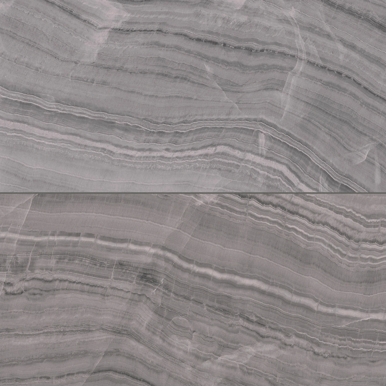 Gemma 24" x 48" Honed Porcelain Field Tile in Grey Onyx