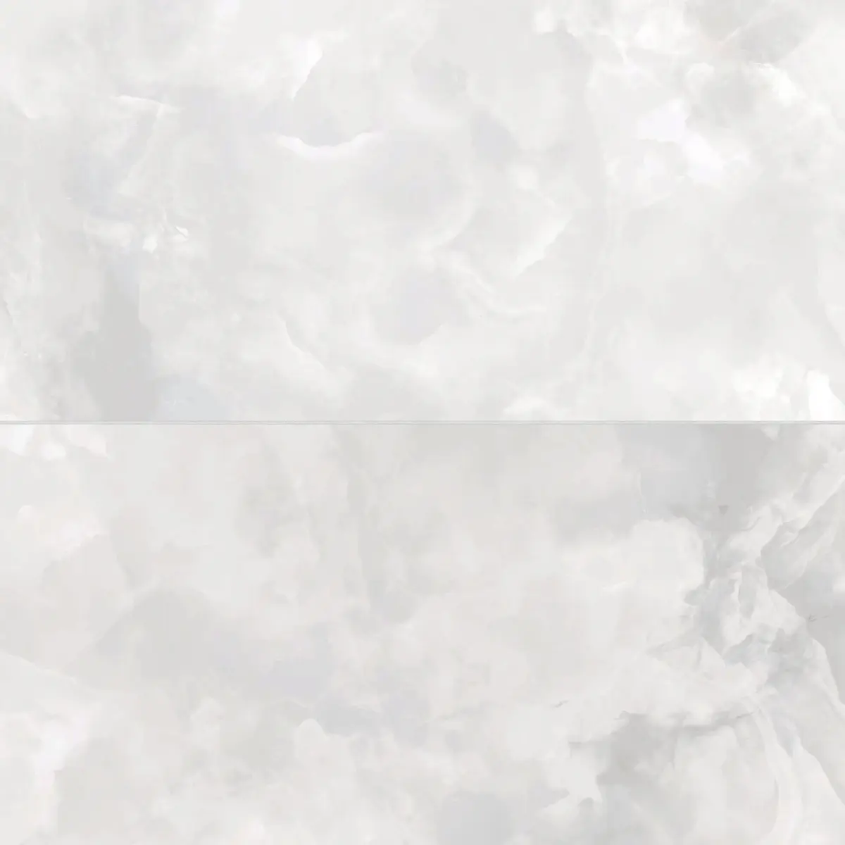 Gemma 24" x 48" Polished Porcelain Field Tile in White Onyx