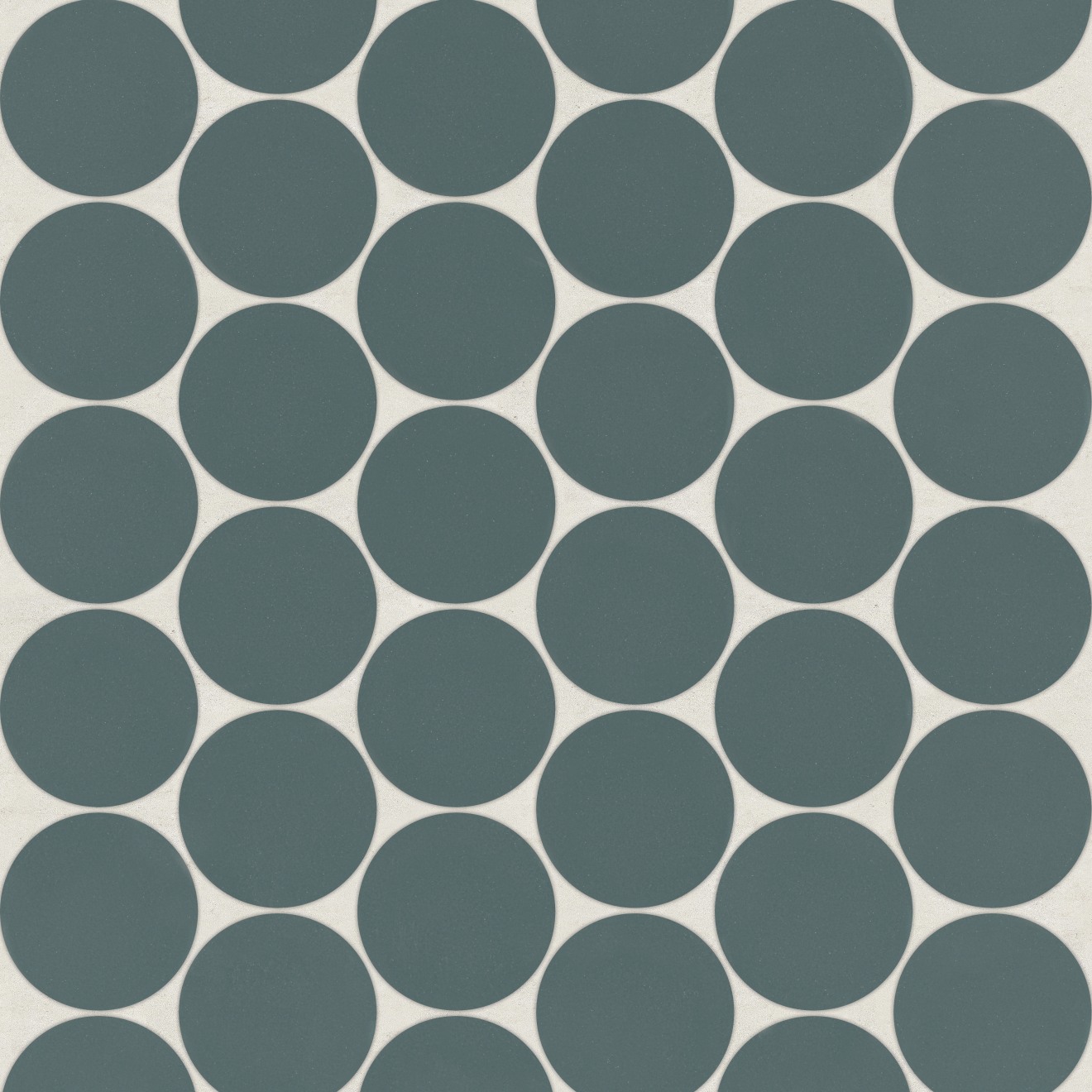 Marin 2x2 Penny Mosaic Matte Ocean Teal