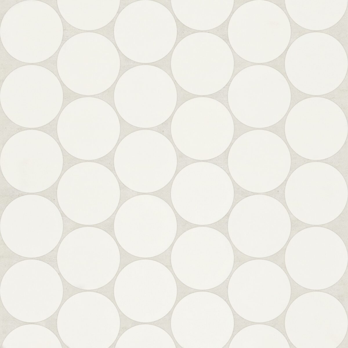 Marin 2x2 Penny Mosaic Matte Pearl White