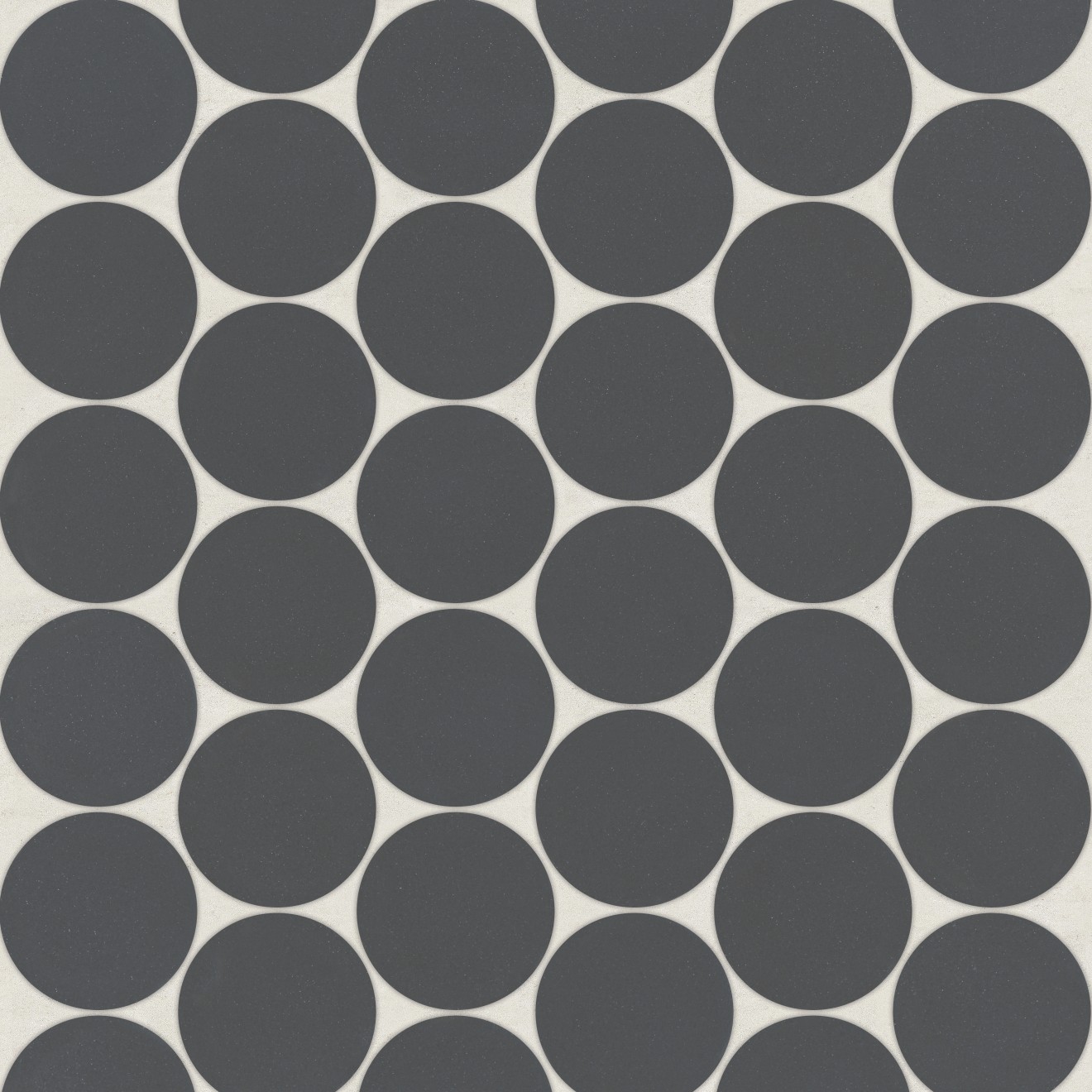 Marin 2x2 Penny Mosaic Matte Black Sea