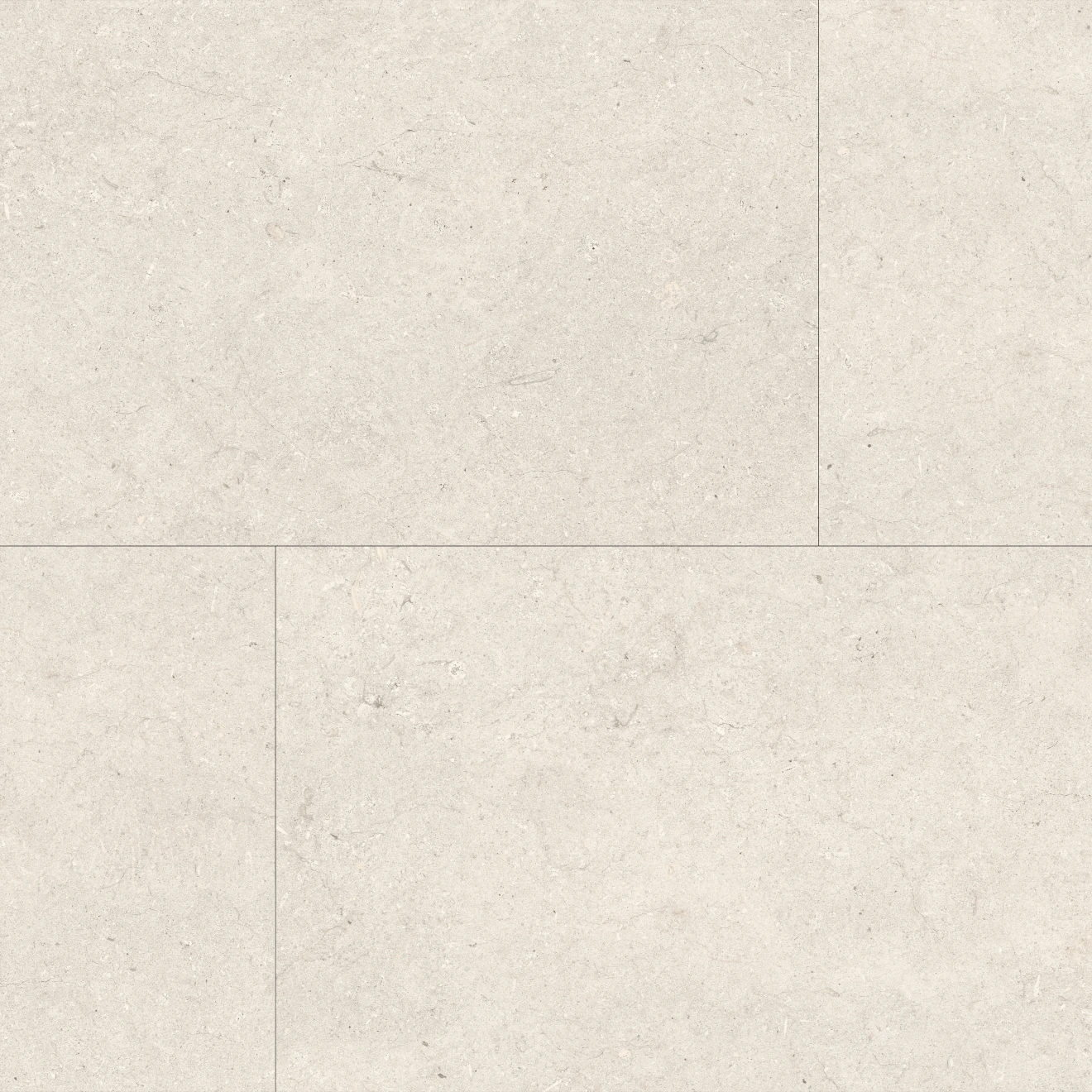 Poetry Stone 24" x 36" Matte Porcelain Paver in Ivory