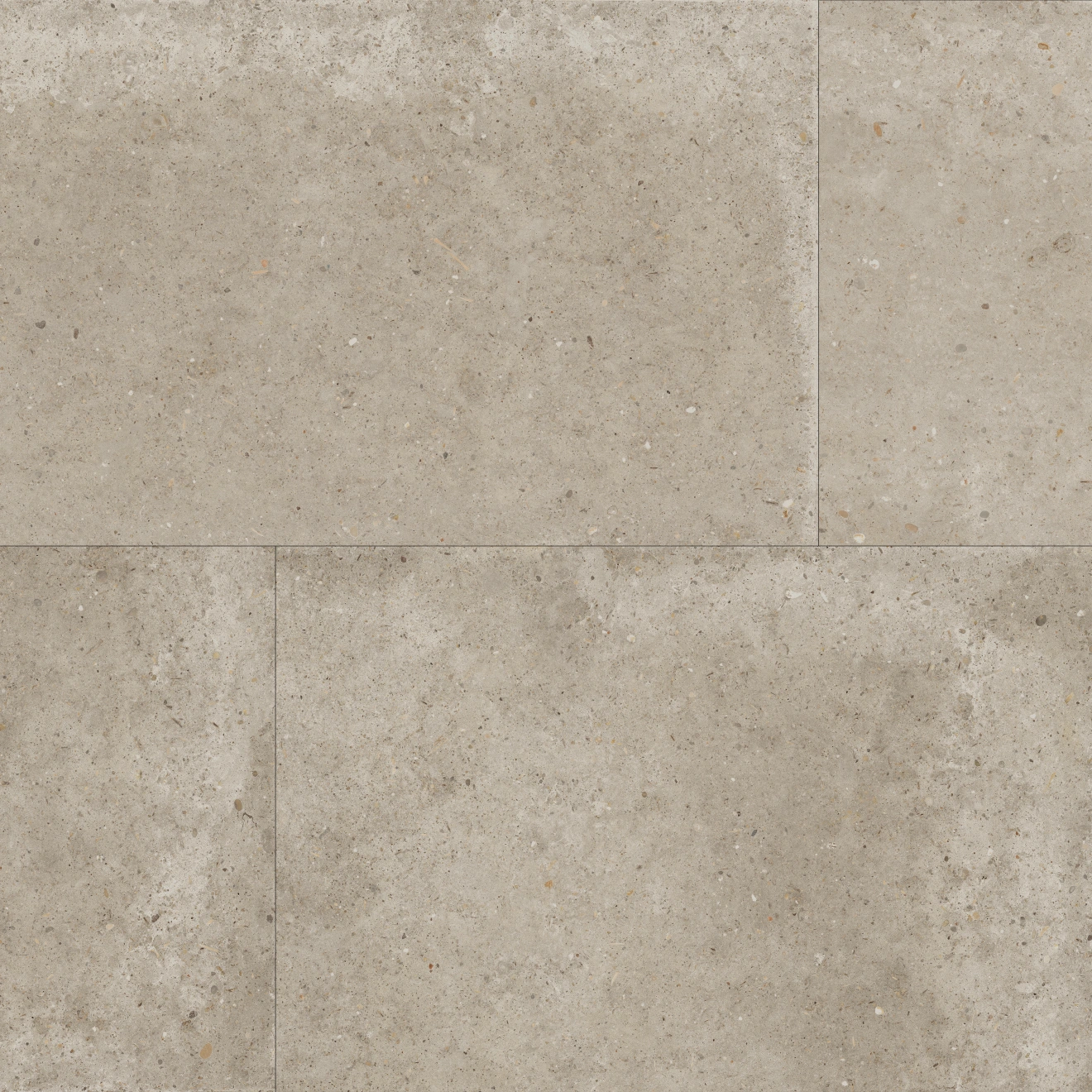Poetry Stone 24" x 36" Matte Porcelain Paver in Ecru