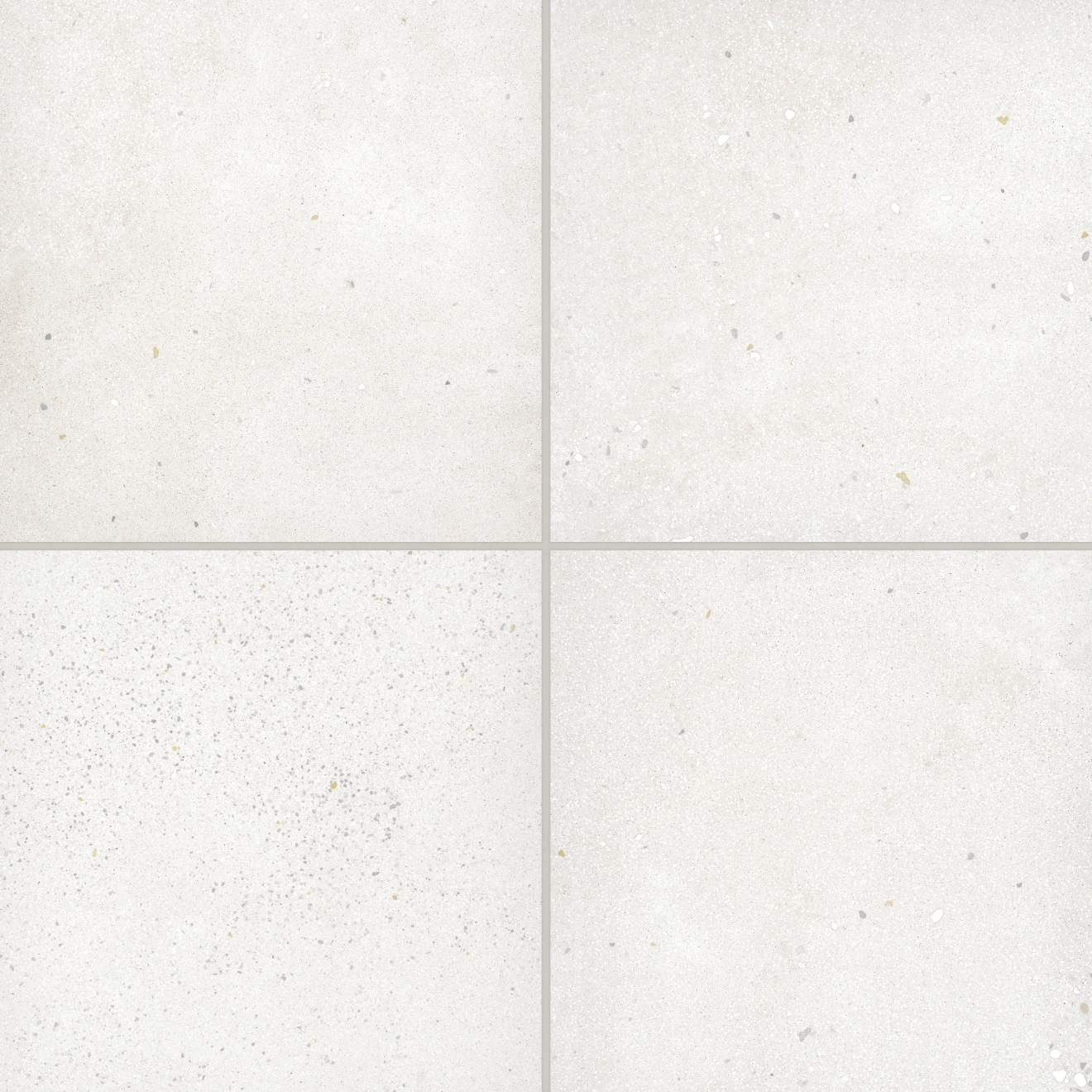 Area 51 24" x 24" Matte Porcelain Field Tile in White