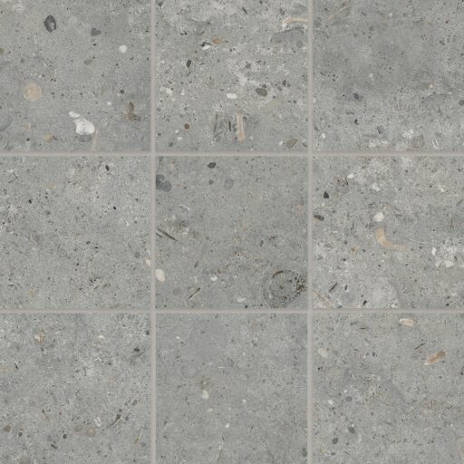 Poetry Stone 4" x 4" Matte Porcelain Mosaic in Grey