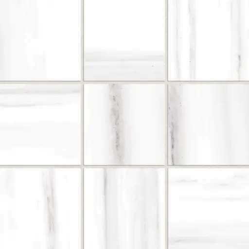 Prati 4" x 4" Honed Porcelain Mosaic in Dolomite