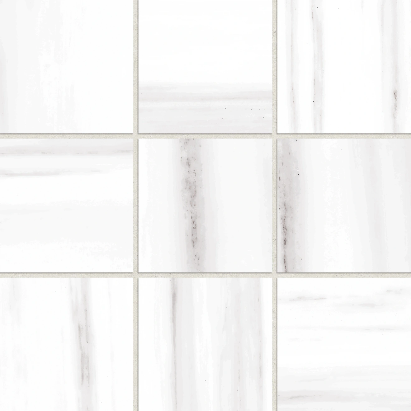 Prati 4" x 4" Honed Porcelain Mosaic in Dolomite