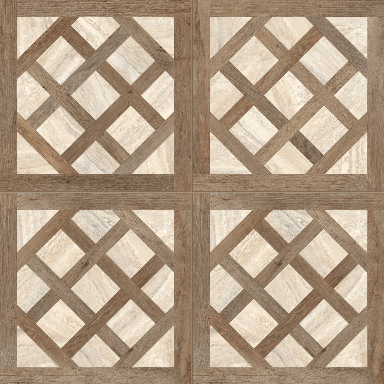 Yorkwood 36" x 36" Matte Field Tile in Classic 01