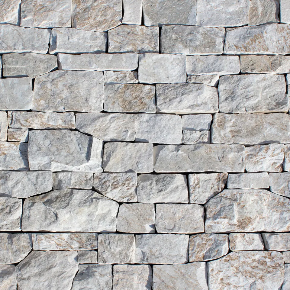 Jumbo Ledger 8" x 22" Marble Wired Mesh in Malibu White