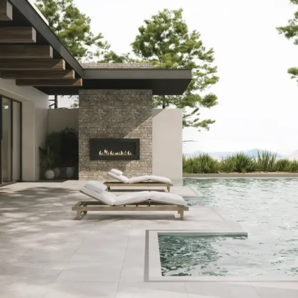 Lanai 24" x 24" Matte R11 Anti-Slip Rated Porcelain Paver in Dark Grey - Image 3