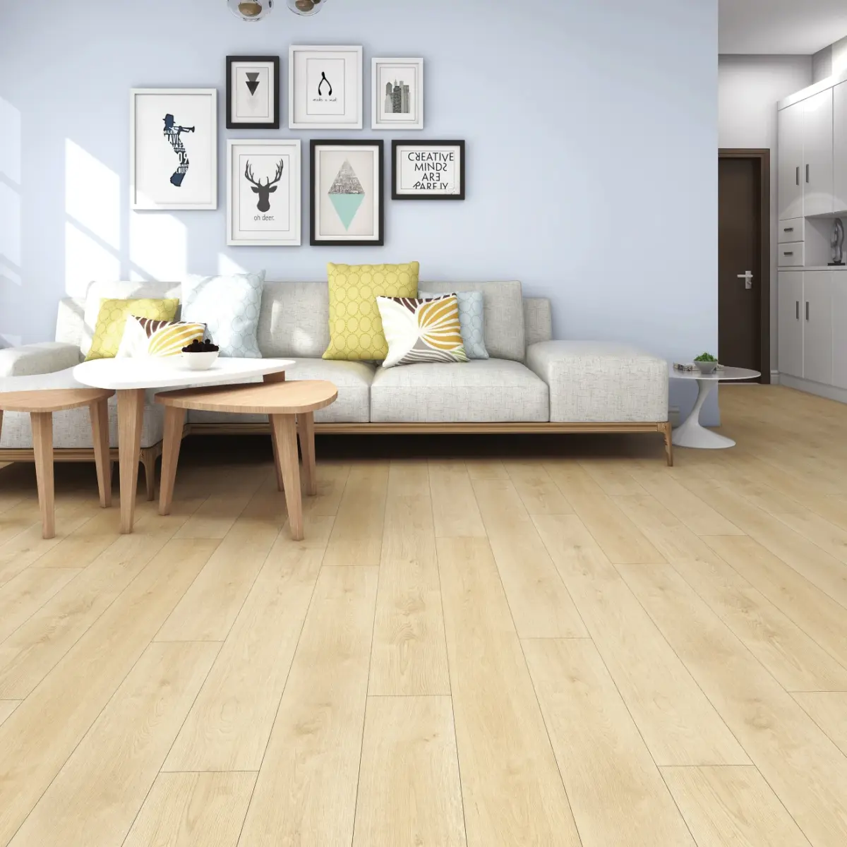 Shorewood Luxury Vinyl 9" x 60" in Honey - Image 3