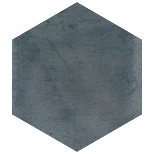 Capri Hex Indigo 7 in. x 8 in. Porcelain Floor and Wall Tile