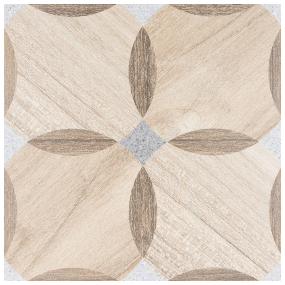 Komi Mossy 7-7/8 in. x 7-7/8 in. Porcelain Floor and Wall Tile