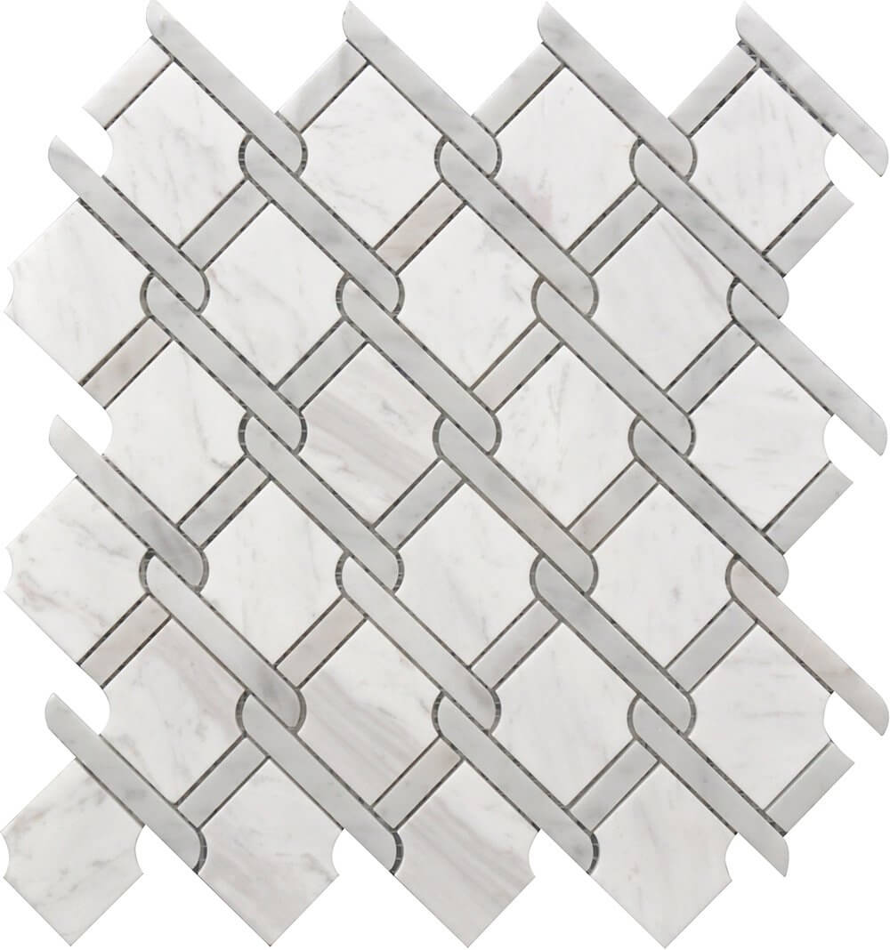 Medallion Gr Marble Mosaic 12X12