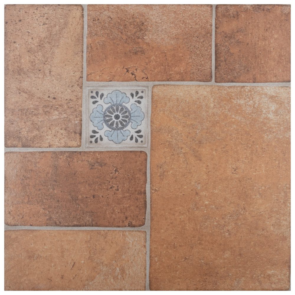 Tovar Cotto Cotto 17-3/4 in. x 17-3/4 in. Ceramic Floor and Wall Tile