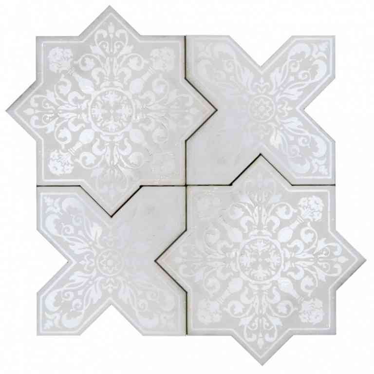 Pantheon White 7.25 X 7.25