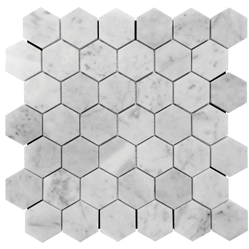 Carrarra Hex Honed 11.8 X 11.8