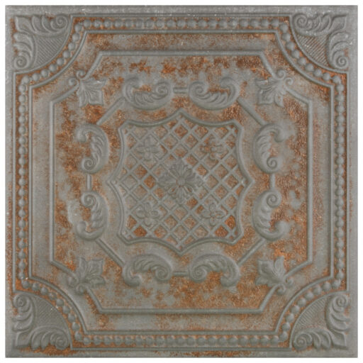 Fitz Charcoal 8 in. x 8 in. Ceramic Wall Tile