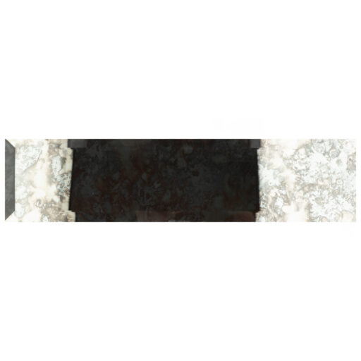 Lustre Beveled Antique Mirror 3 in. x 12 in. Glass Wall Tile