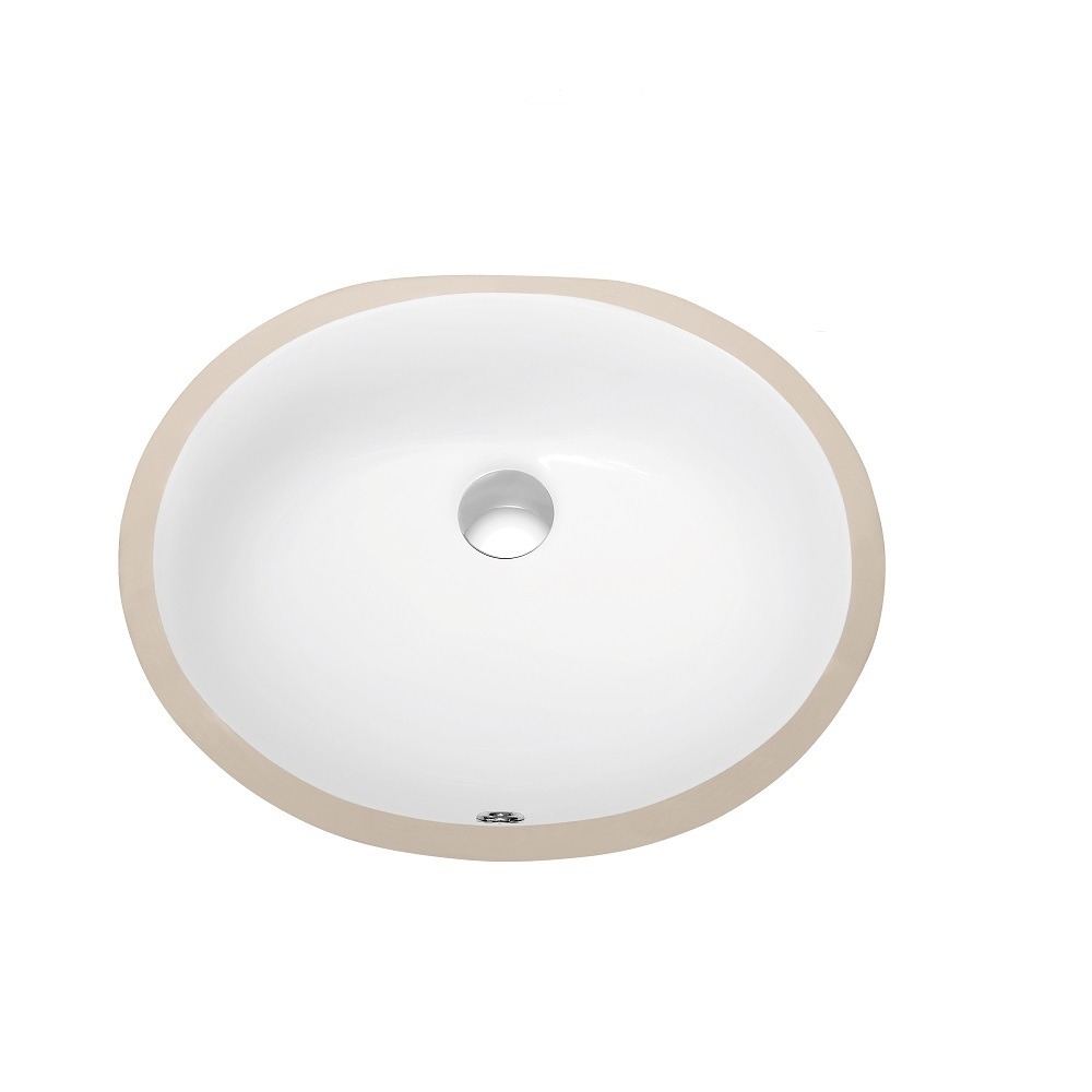 Dawn® Under Counter Oval Ceramic Basin with Overflow