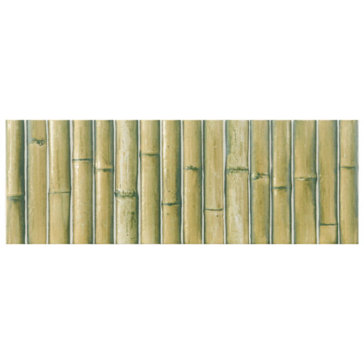 Bamboo Haven Matcha Green 5-7/8 in. x 11-7/8 in. Ceramic Wall Tile