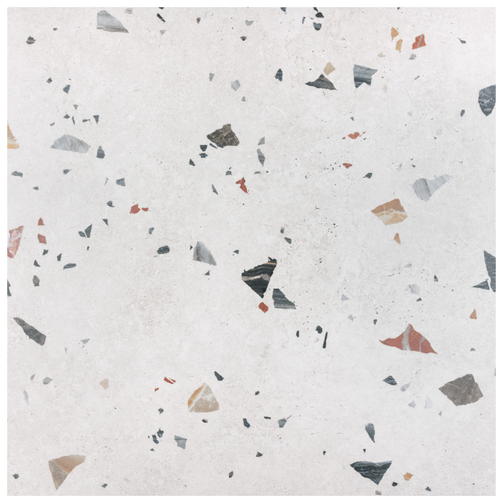 Sonar White 25-5/8 in. x 25-5/8 in. Porcelain Floor and Wall Tile