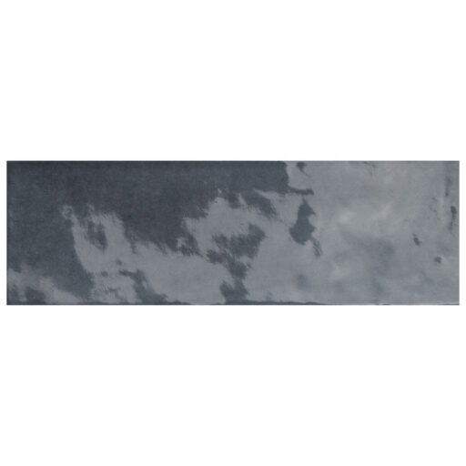 Coco Glossy Blue Night 2 in. x 5-7/8 in. Porcelain Wall Tile
