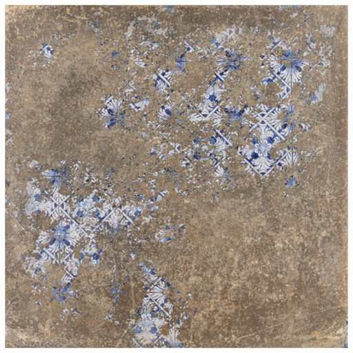 Antigua Deco Terra 12-7/8 in. x 12-7/8 in. Porcelain Floor and Wall Tile